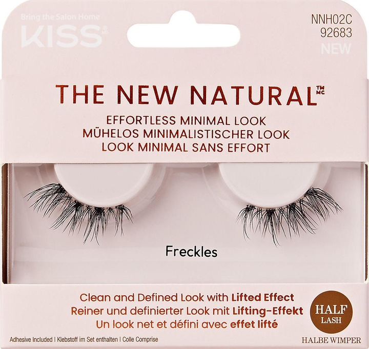 Actual product image KISS Lashes - Ks The New Natural Half Lash 02 (Artificial eyelashes)