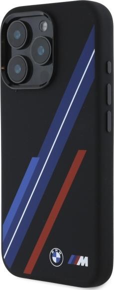 Produktbild BMW BMHMP16L23SSPK iPhone 16 Pro 6.3" czarny/black hardcase Silicone Random Lines MagSafe (Apple iPhone 16 Pro)