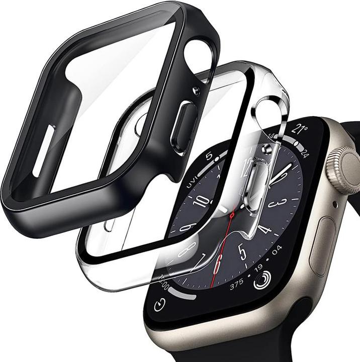 Actual product image Crong Hybrid watch case - Apple Watch 40 mm glass case (clear)