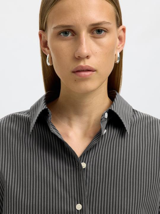 Produktbild Selected Oversized Baumwoll Streifenshirt (34)