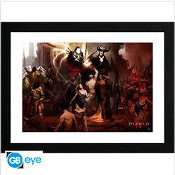 Thumbnail - Abysse, Bilder, DIABLO - Framed print Diablo IV - Nephalems (30x40) (30 x 40 cm)