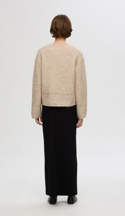Produktbild Selected Femme Strukturierter Strickpullover (M)