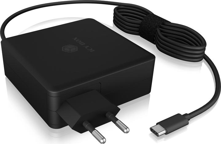 Produktbild Icy Box IB-PS101-PD Universal Notebook Netzteil USB-C 90W 1,8m Kabel (90 W)