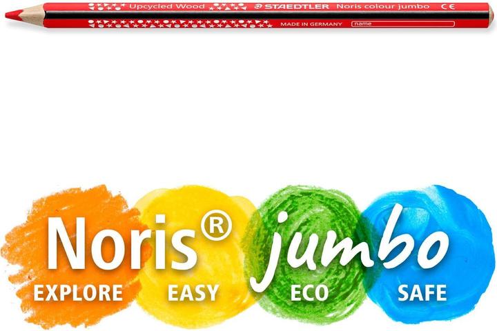 Produktbild Staedtler Buntstifte Noris colour jumbo Upcycled Wood 12er (Multi, 12 x)
