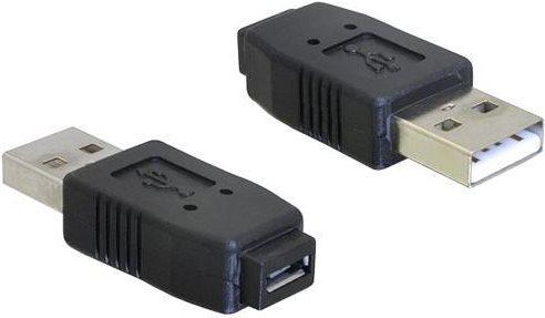 Productafbeelding Delock USB2.0 Micro Adapter A-St/Micro-B/Bu (USB 2.0, 1.50 cm)