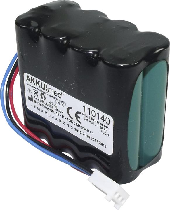 XCell NiMH Akku passend für Dräger Oxipac 2500 (1 pz., 1200 mAh, Accumulatore di carica elettrica)