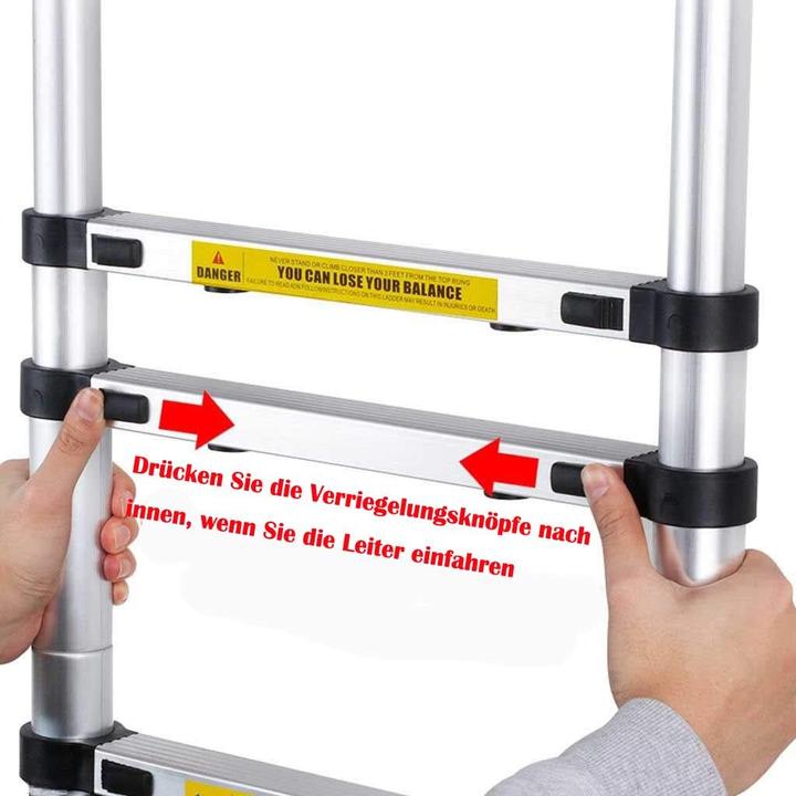 Produktbild Autofather Ausziehbare Teleskopleiter (Teleskopleiter, 260 cm)