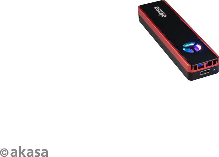 Produktbild Akasa Vegas SSD Mate, M.2 SATA/NVMe SSD to USB3.2 Gen2 (M.2)