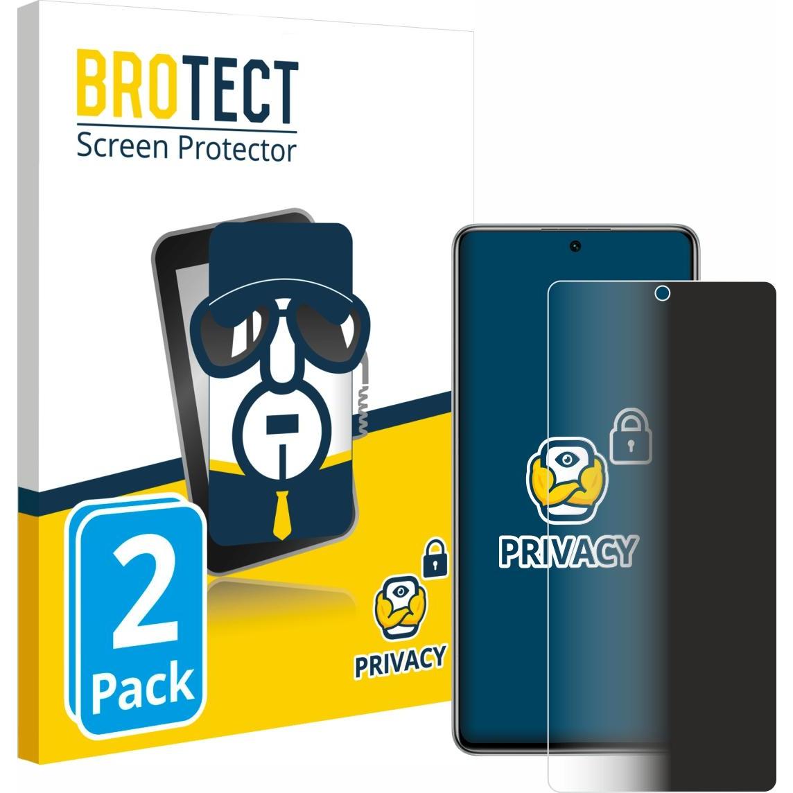 BROTECT Sichtschutzfolie Anti-Spy Privacy Folie Blaulicht-Schutz (2 Stück, Xiaomi Mi 11T 5G), Smartphone Schutzfolie, Bl...