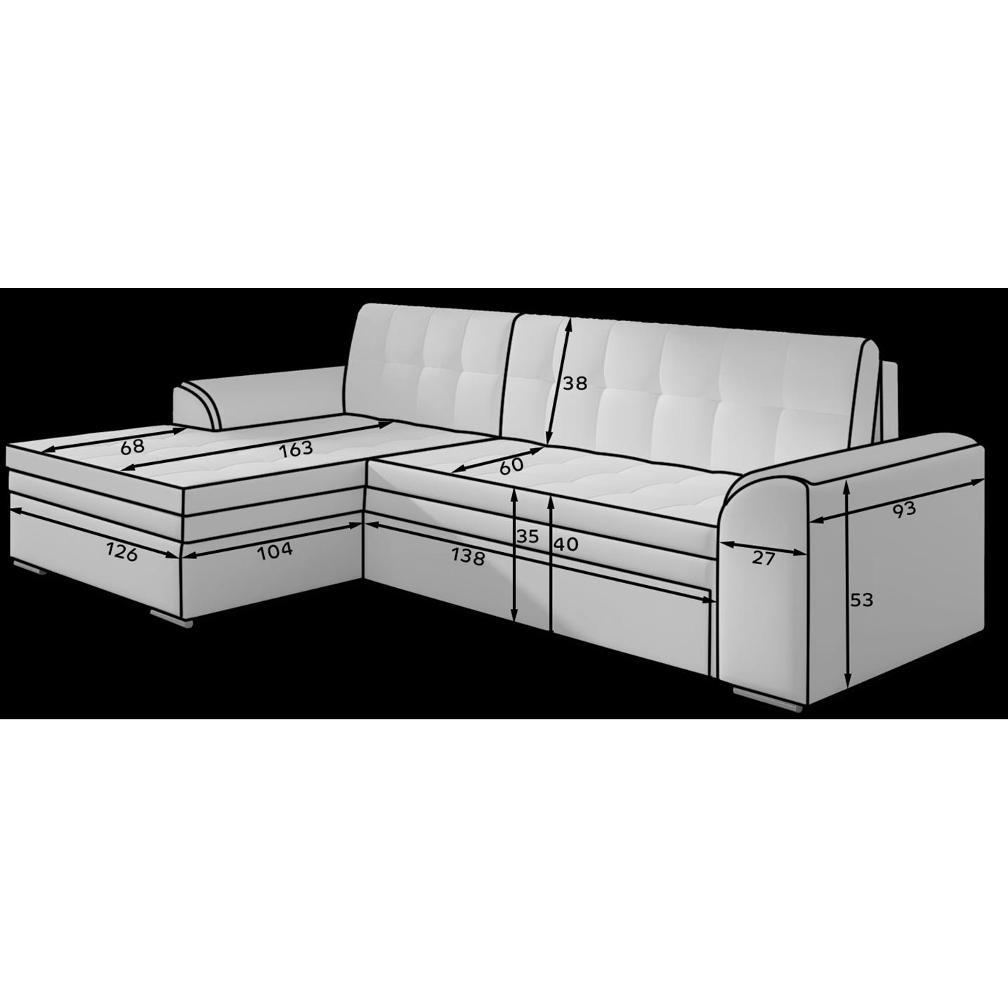 Thumbnail - ELTAP, Sofa, Sorento (4-Sitzer, Bettsofa, Ecksofa)