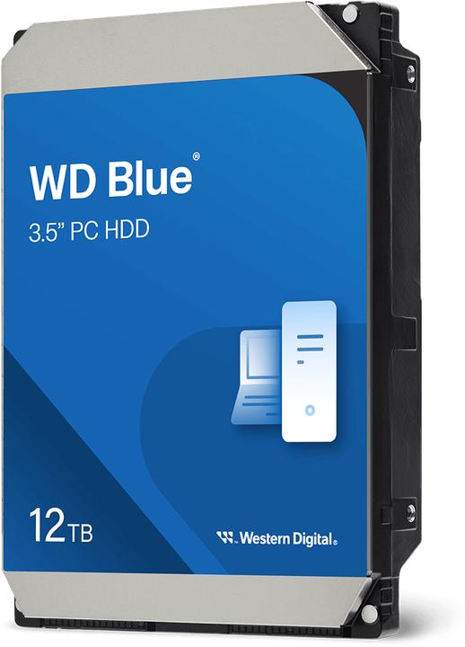 Produktbild WD Blue 12TB SATA 6Gb/s HDD Desktop (12 TB, 3.5", CMR)