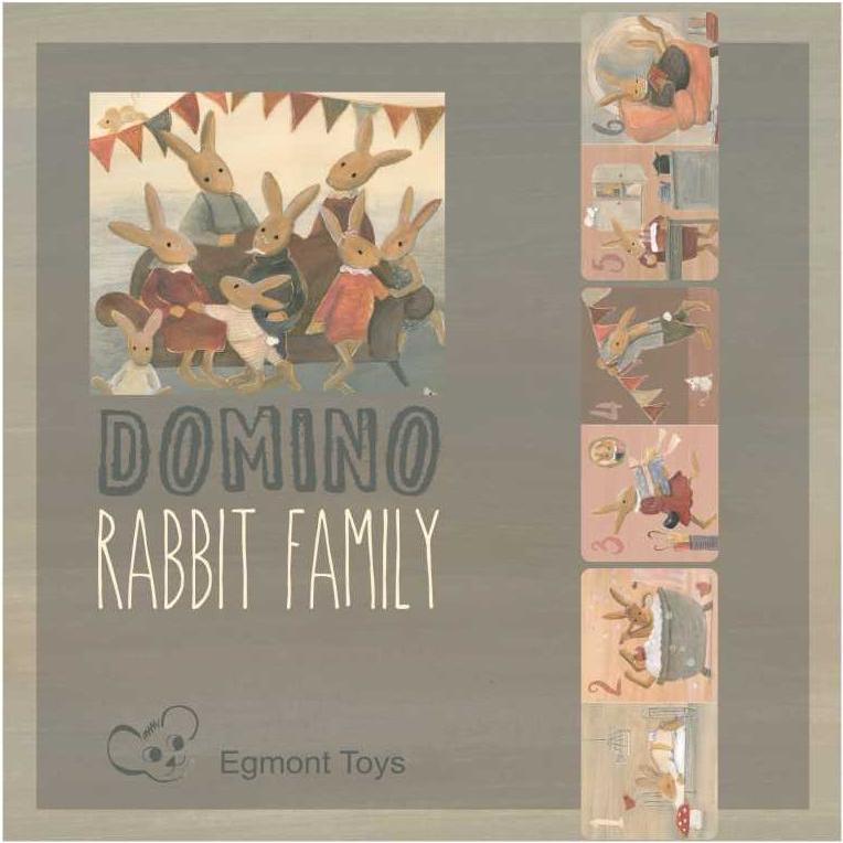 Egmont Domino Hasenfamilie