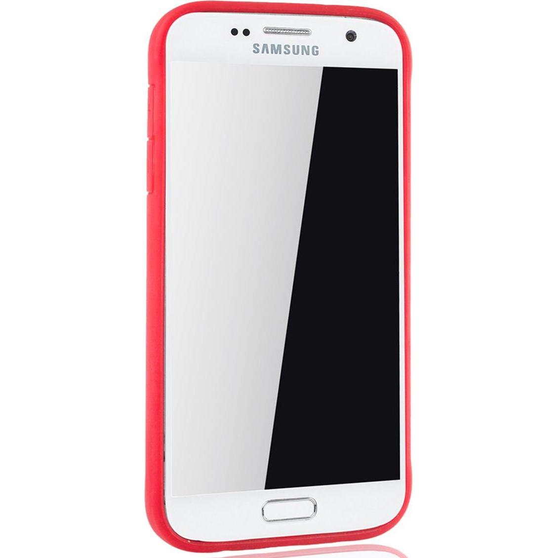 Thumbnail - König Design Handyhülle für Samsung Galaxy S7 Schutzcase Backcover Bumper Etuis Rahmen Rot (Samsung Galaxy S7), Smartpho...