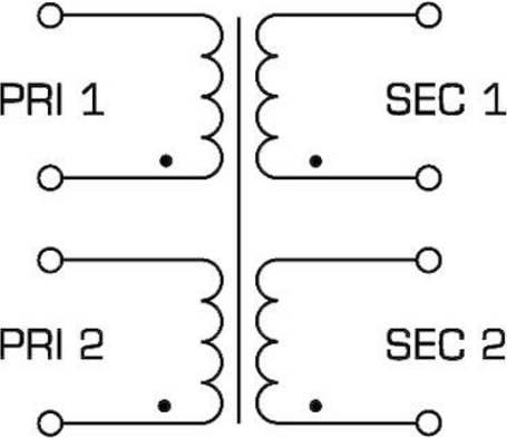 Produktbild Block Transformator FL PCB 18VA 2x15V