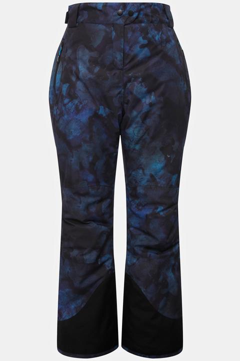 Actual product image Ulla Popken Ink Print Triple-Function Performance Ski Pants (44)
