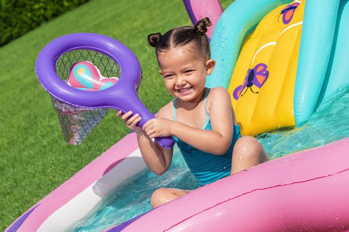 Actual product image Bestway Butterfly Wonder Kids Inflatable Water Play Center and Pool 1.80 m x 1.80 m x 1.17 m