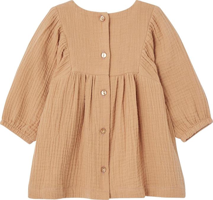 Produktbild Vertbaudet Besticktes Baby Kleid aus Musselin (74)