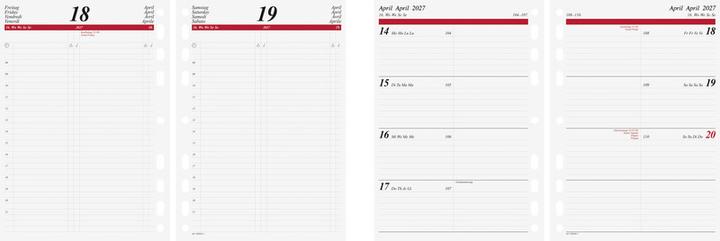 Produktbild Idé TIMING Jahresinhalt (A7, 1 Woche / 2 Seiten)