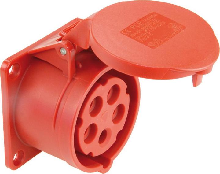 Produktbild PCE 325-9 Anbaudose gerade 32A 5p 9h IP44/54