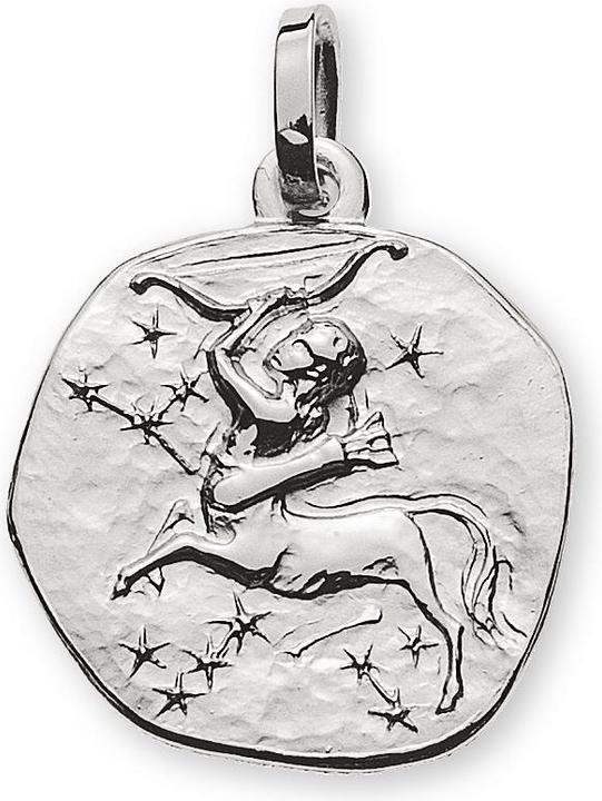 Image du produit Wassner Pendentif signe astrologique Sagittaire en or blanc 18K (Or 750)