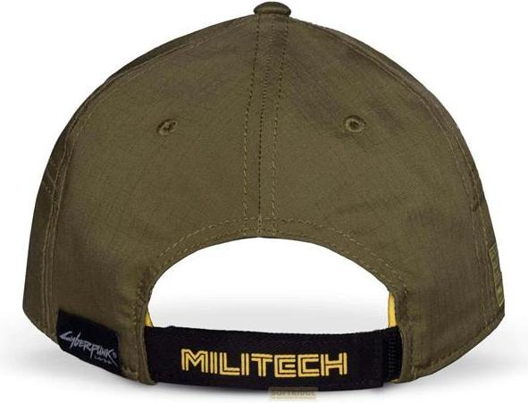 Actual product image Difuzed Cyberpunk 2077 - Militech 7Panel Men's Adjustable Cap