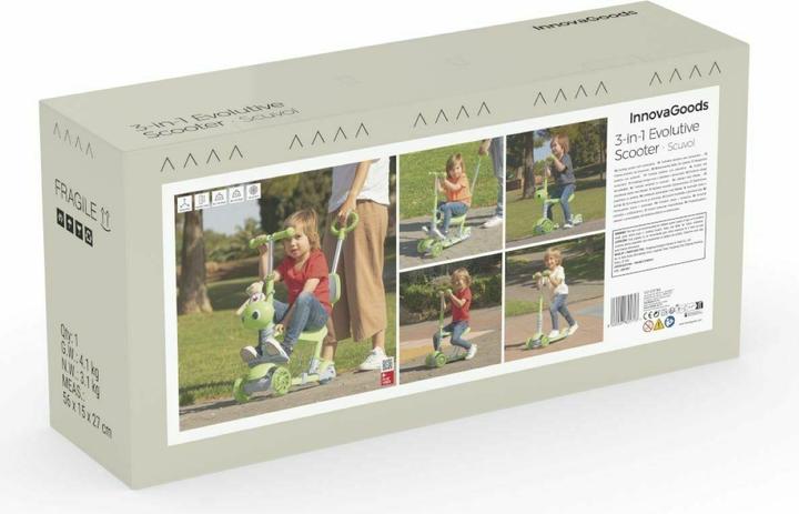 Productafbeelding InnovaGoods Scooter voor kinderen 3-in-1