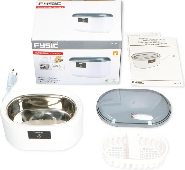 Actual product image Fysic FC-22 Ultrasonic cleaner (43 kHz, 500 ml)