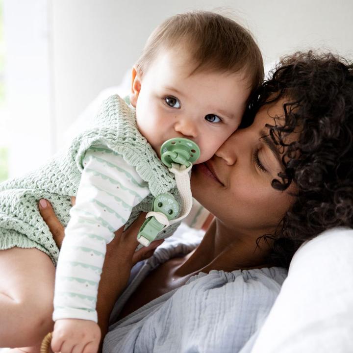 Image du produit NIP Schnullerketten Schnullerband stay green - aus Bio-Baumwolle - Grün (1 x)