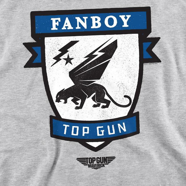 Actual product image Top Gun Unisex Adult Fanboy Logo Sweatshirt (L)