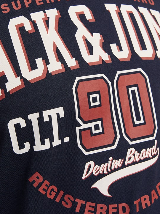 Produktbild Jack & Jones Jjelogo Tee Ss O-Neck 2 Col Aw24 S Pls (5XL)