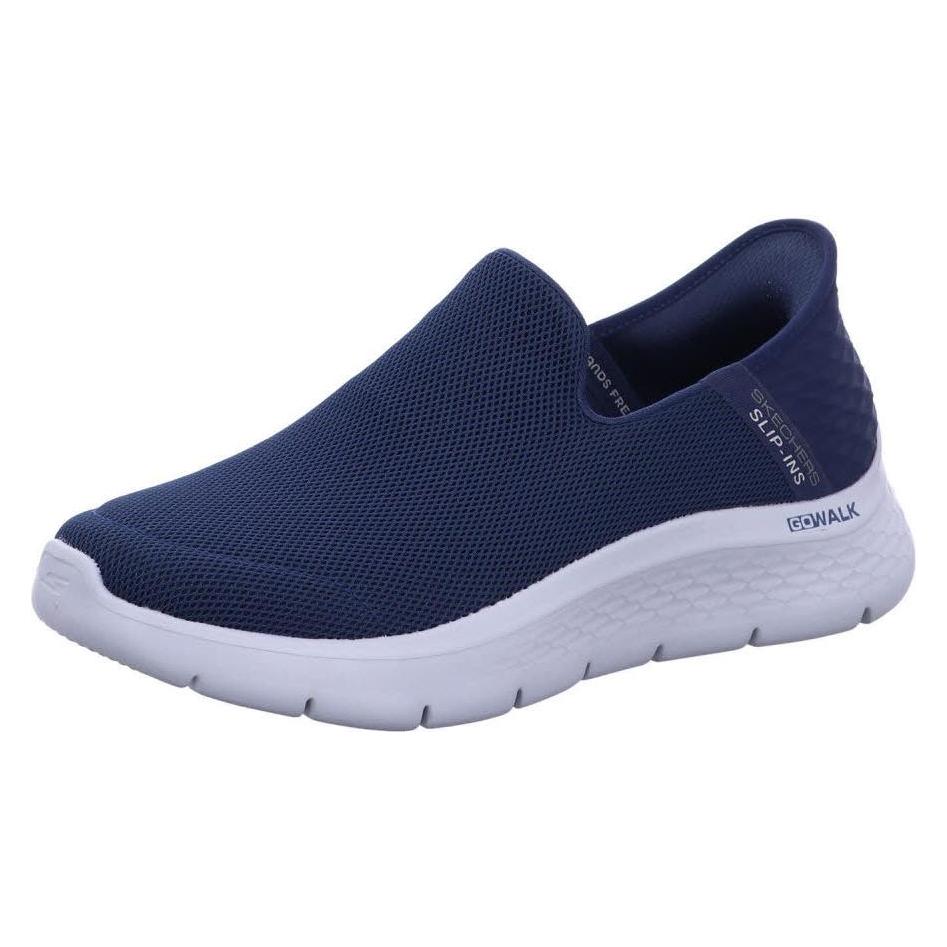 Skechers, Mannen, Lace-Ups, Go Walk Flex - Zonder Handen, Blauw, (44)