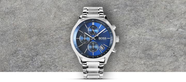 Actual product image Hugo Boss Grand Prix Casual Sport (Chronograph, Analogue wristwatch, 44 mm)