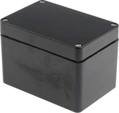 Produktbild RS PRO GF Polyester Gehäuse Schwarz Aussenmass 110 x 75 x 75mm IP66, IP67, IP68 (Gehäuse)
