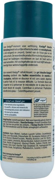 Image du produit Kneipp Gel douche Menthe Eucalyptus - 200 Ml (200 ml)