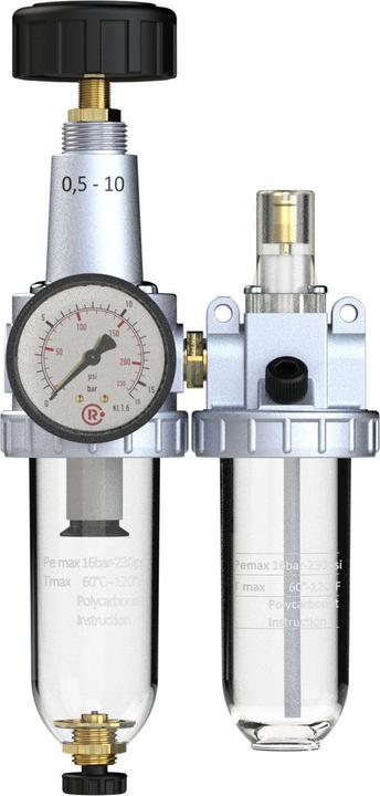 Actual product image Riegler Maintenance unit standard thread G 1/4 ″ semi-automatic BG I 2-piece 600 l/min width 117 mm