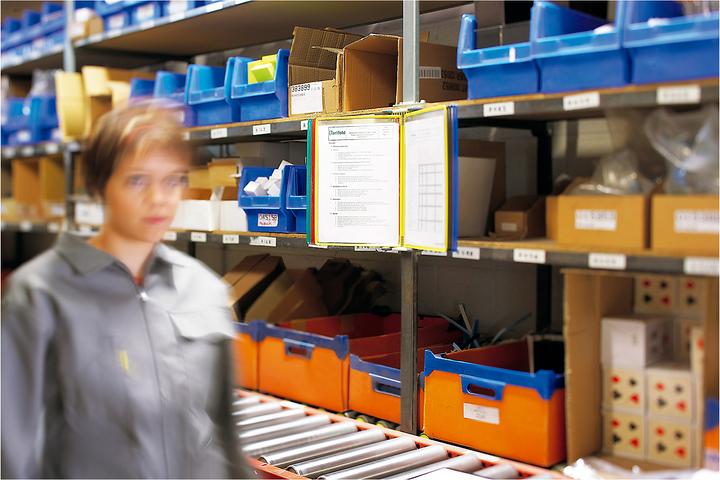 Image du produit Tarifold Support mural pour tableaux blancs 414609 DIN A4 magnétique gris