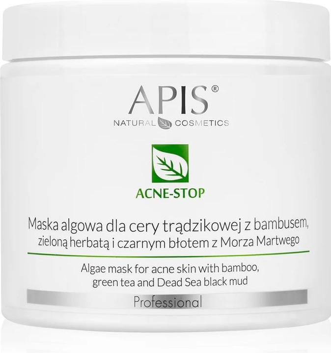 Actual product image Apis Natural Cosmetics Apis Acne-Stop Algae Mask Algae Mask For Acne Skin With Bamboo And Green Tea 200G (200 g)