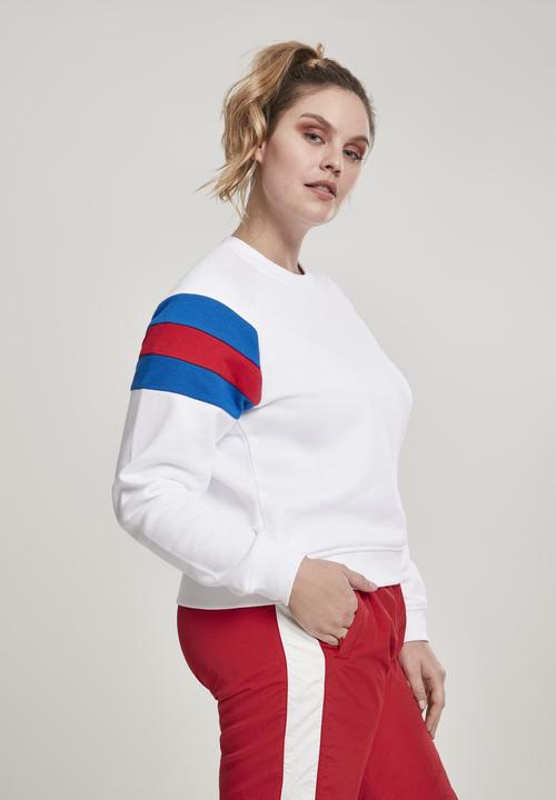 Produktbild Urban Classics Ladies Sleeve Stripe Crew (3XL)