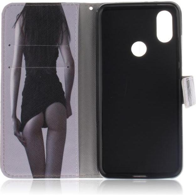 MU Style Leder Bookcover Image Series (Xiaomi Mi A2 Lite?), Smartphone Hülle, Mehrfarbig