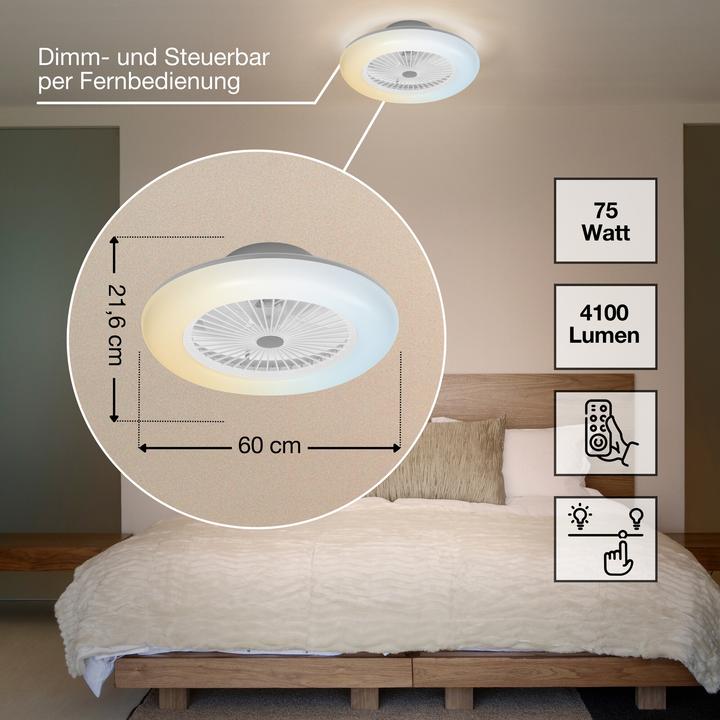 Produktbild Osram Smart+ wifi ceiling fan Round 550mm + RC
