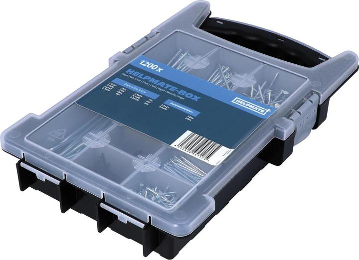 Produktbild Helpmate Nagel Set, gehärteter Stahl, 1200 Stück (1200 Stück, 100 mm)