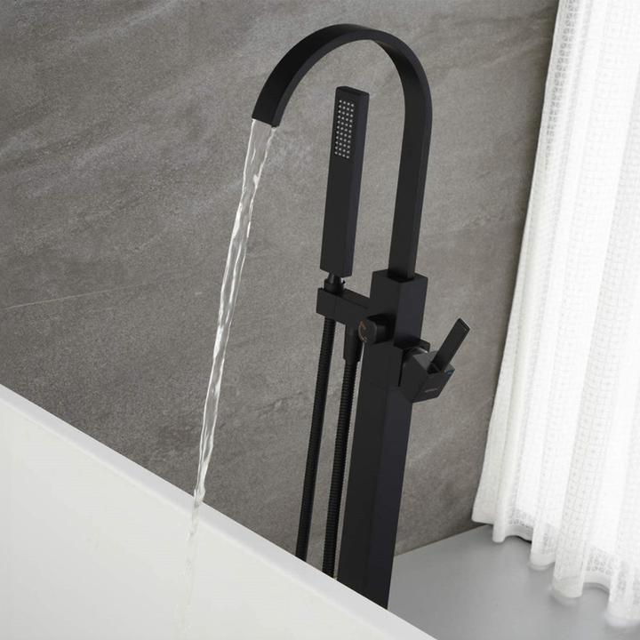Image du produit Home Deluxe Robinetterie design SHIELD 112x15x20cm - Noir mat