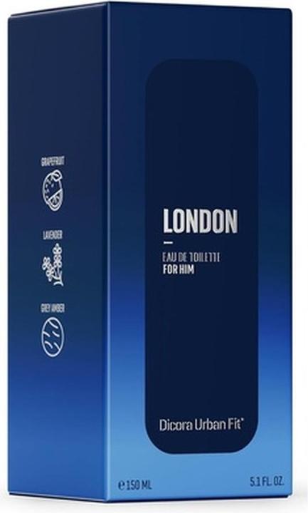 Actual product image Decora Dicora UF London for Him 150ml (Eau de toilette, 150 ml)