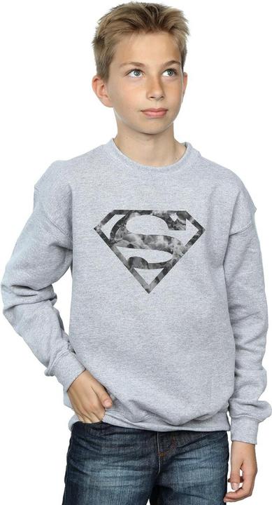 Actual product image Boys Superman Marble Logo Sweatshirt (128)
