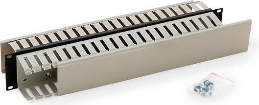 Produktbild Triton RAC-VP-X05-A1 - Doppelter 19-Zoll-Kunststoffkabelkanal, 2 HE