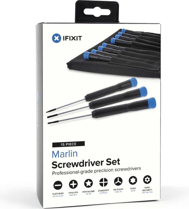 Immagine prodotto iFixit Set di cacciaviti a mano (Incavo trasversale, Fessura croce Phillipps (PH), Torx (TX))