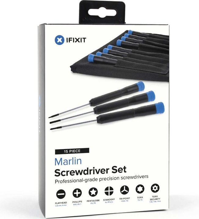 Image du produit iFixit Jeu de tournevis à main (évidement transversal, Recouvrement cruciforme Phillipps (PH), Torx (TX))