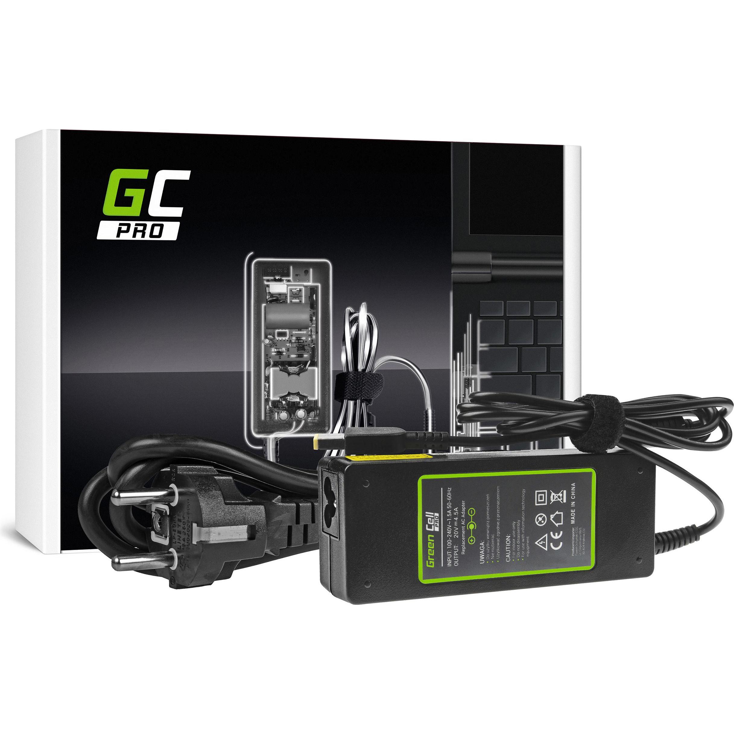 GreenCell Cell AD39AP Netzteil & Spannungsumwandler Indoor (90 W), Notebook Netzteil, Schwarz