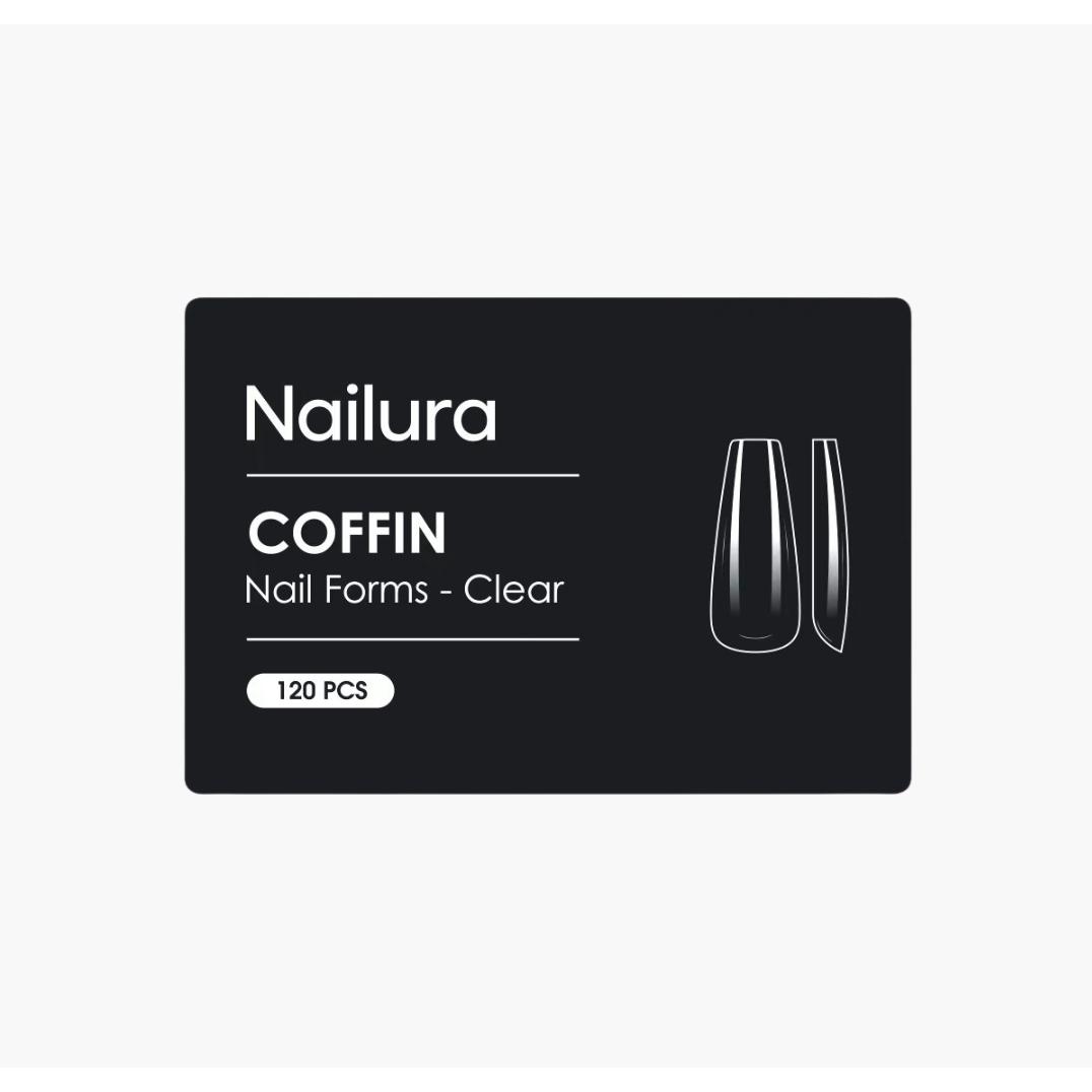 Nailura, Nail art + Unghie finte, - Tipper Coffin - 10 different sizes (Unghie artificiali)