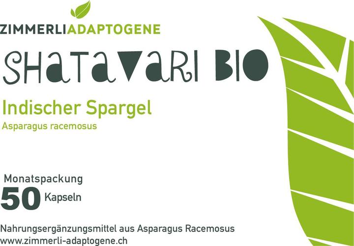 Immagine prodotto Zimmerli Adaptogene Shatavari Capsule (BIO) 50 Capsule (1 Pezzo/i, Pillole, 25 g)